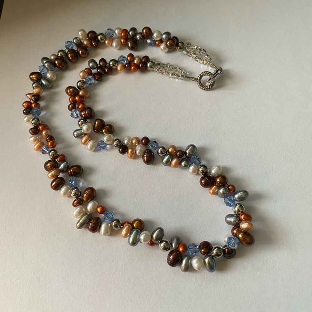 Multicolor Baroque Freshwater Pearl Necklace